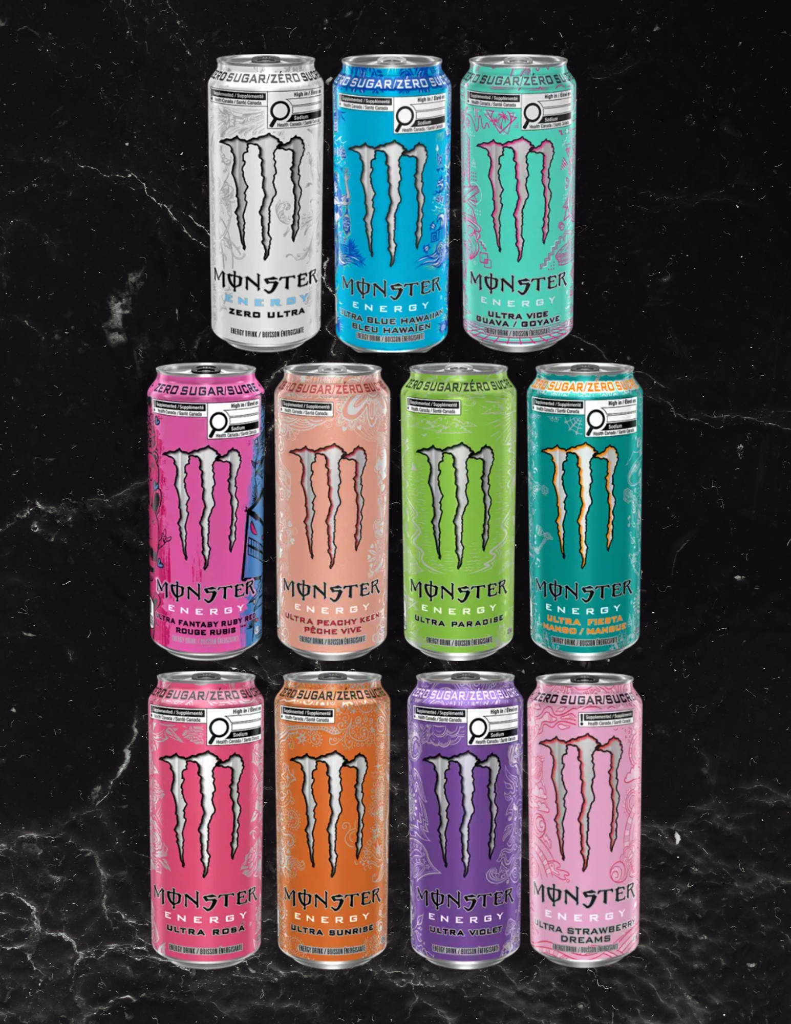 Monster Ultra (Zero Sugar) | 473mL x 12 pack – mrwaterman
