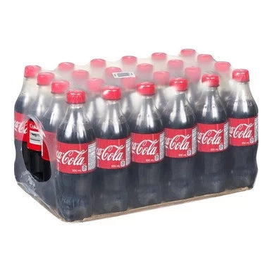 500ml coke 24 pk plastic