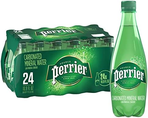 Perrier Sparkling Water Carbonated 500ml x 24 plastic Bottles