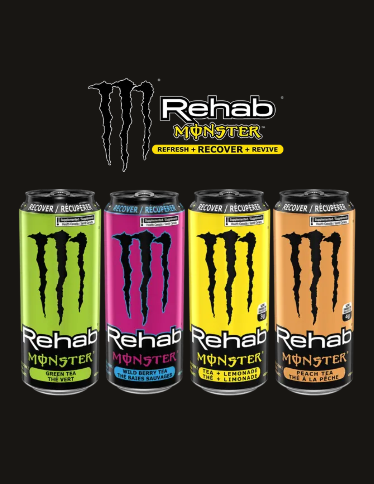 Monster Reehab Rehab Monster | 473 mL x 12 pack – mrwaterman