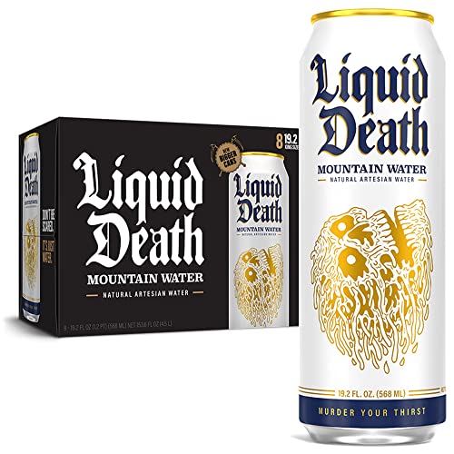 Liquor Death still water 500ml x 8 Pack Cans