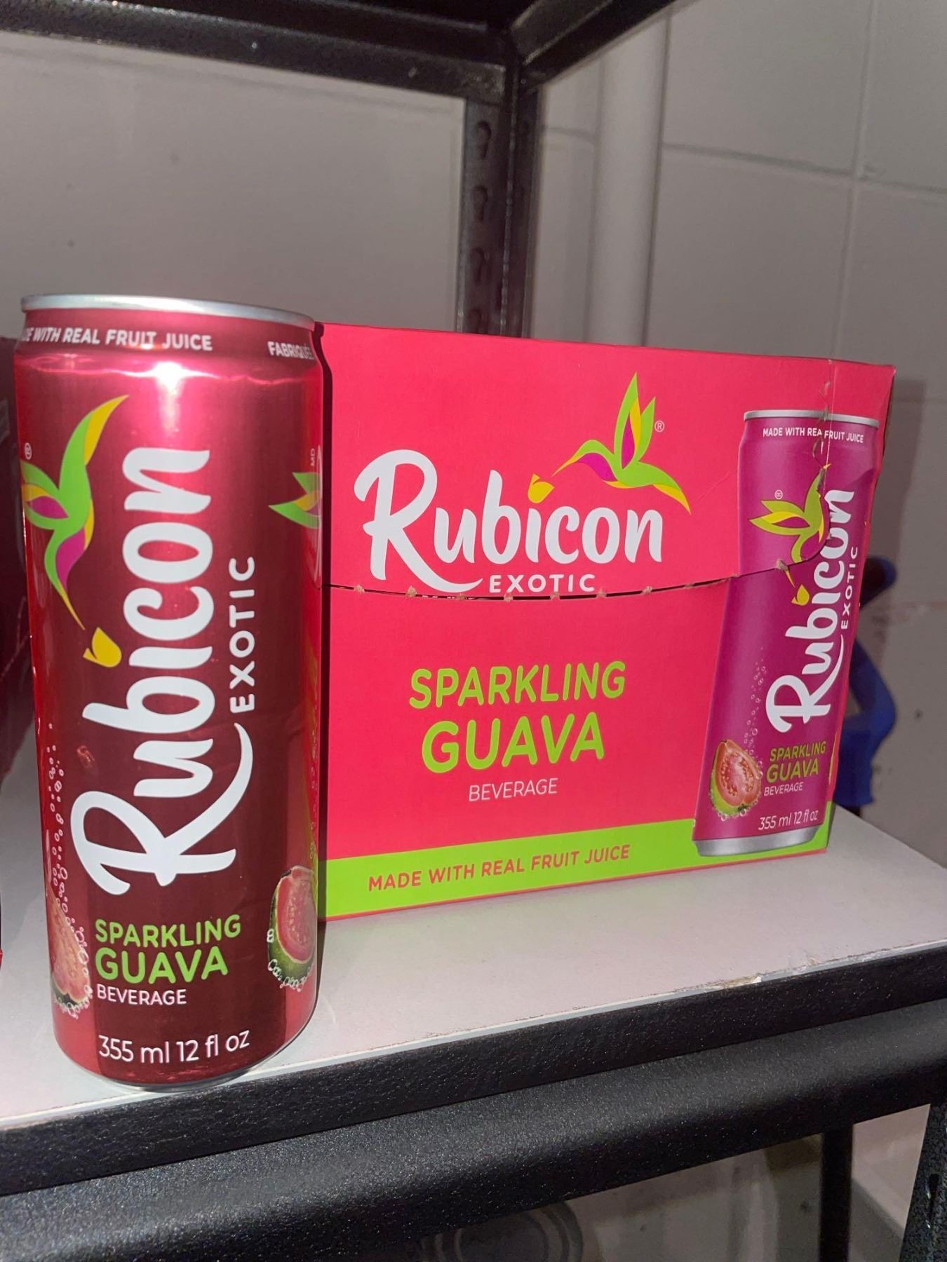 RUBICON Sparkling Guava Beverage | 355 mL, 12 pack Cans