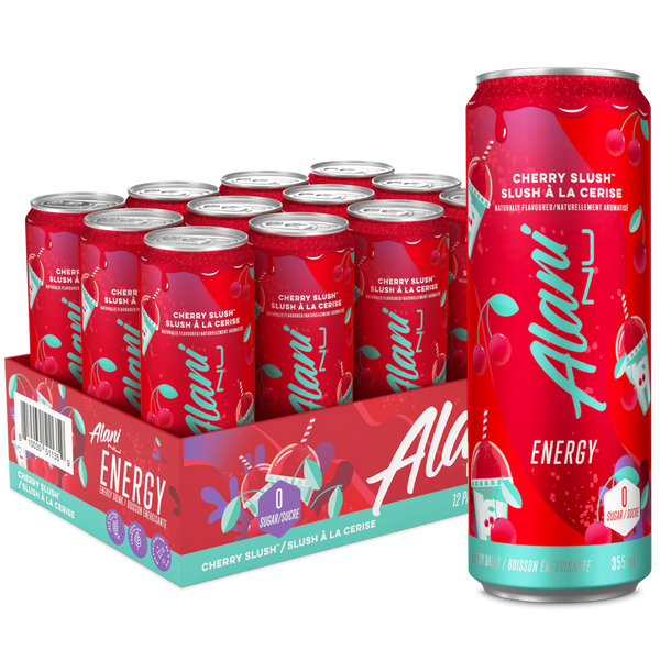 ALANI ENERGY Cherry Slush | 355 mL, 12 pack