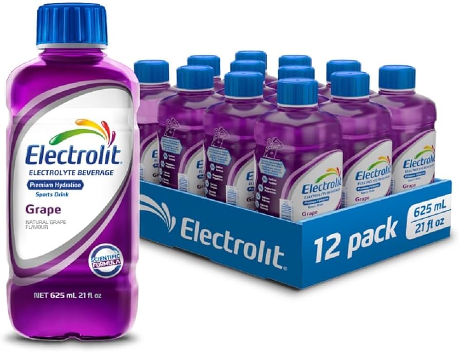 Electrolit Electrolyte Beverage - Grape | 625mL, 12 pack