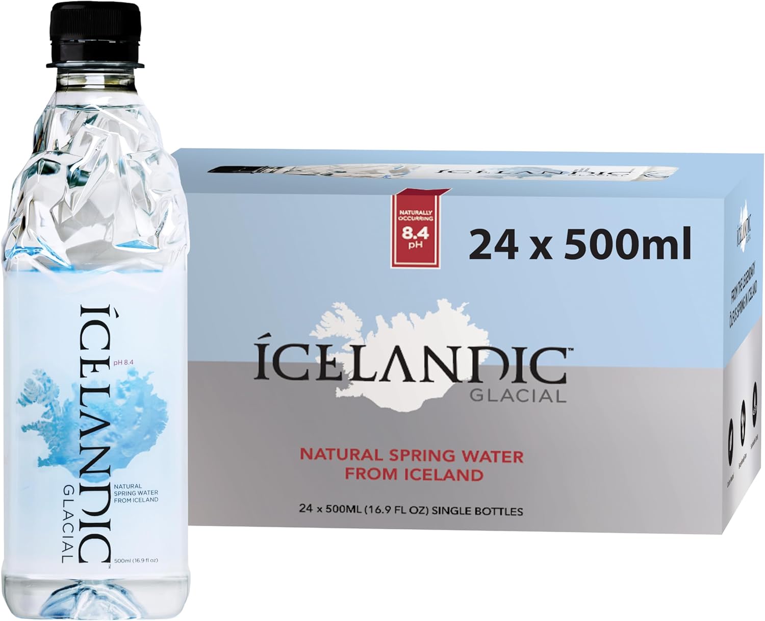icelandic Gracial water 500mlx4x6 pk