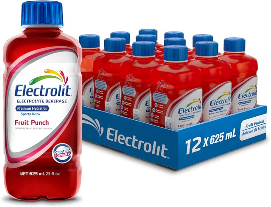 Electrolit Electrolyte Beverage - Fruit Punch | 625mL, 12 pack