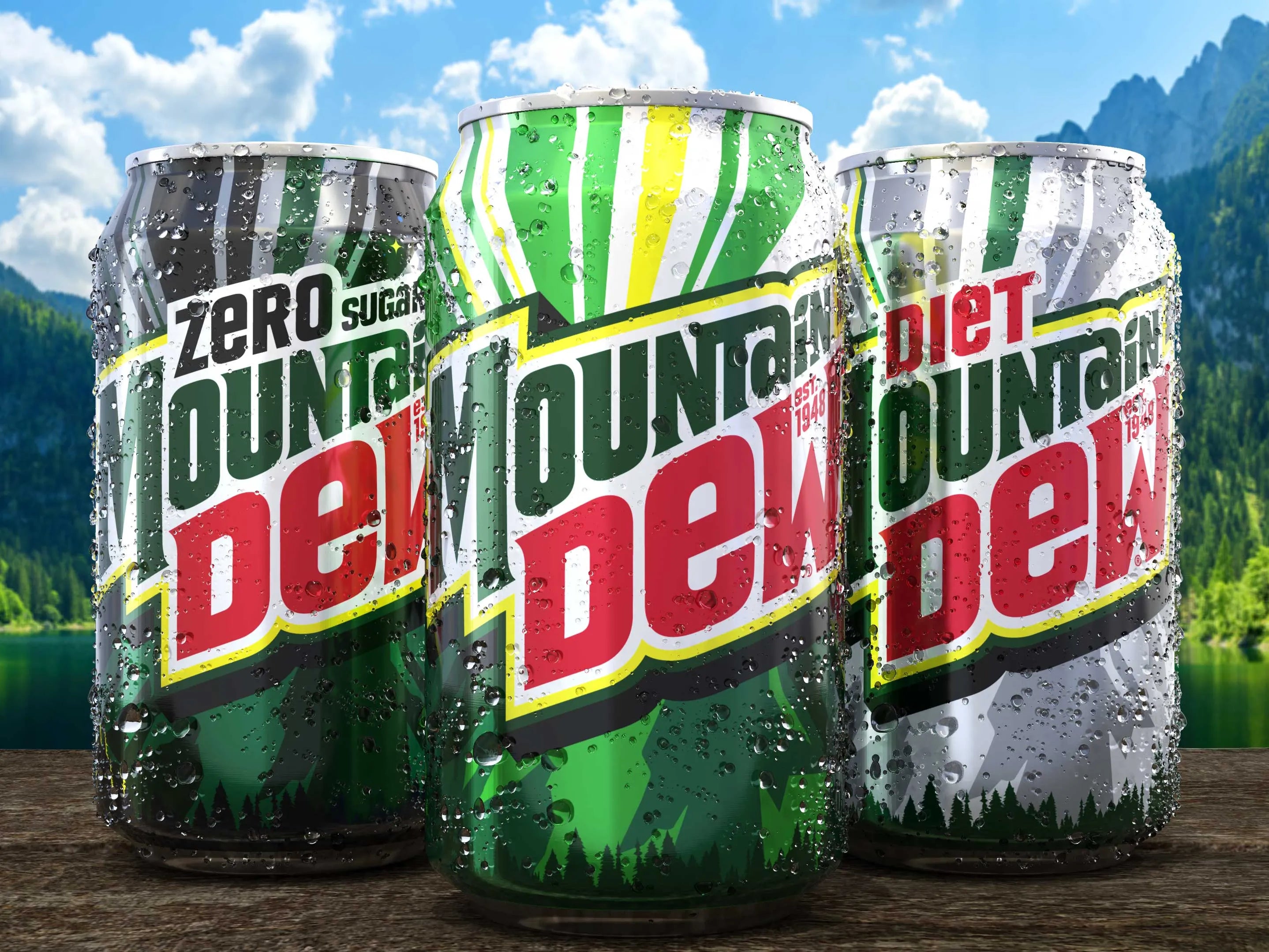 Mountain Dew Soda Cans (US Product) | 10 Flavours