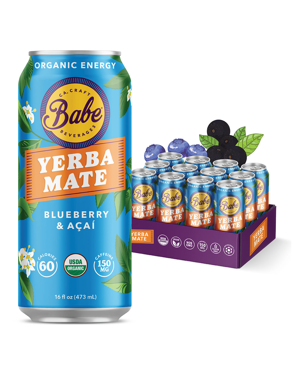 Babe - Yerba mate Blueberry Açai (organic)