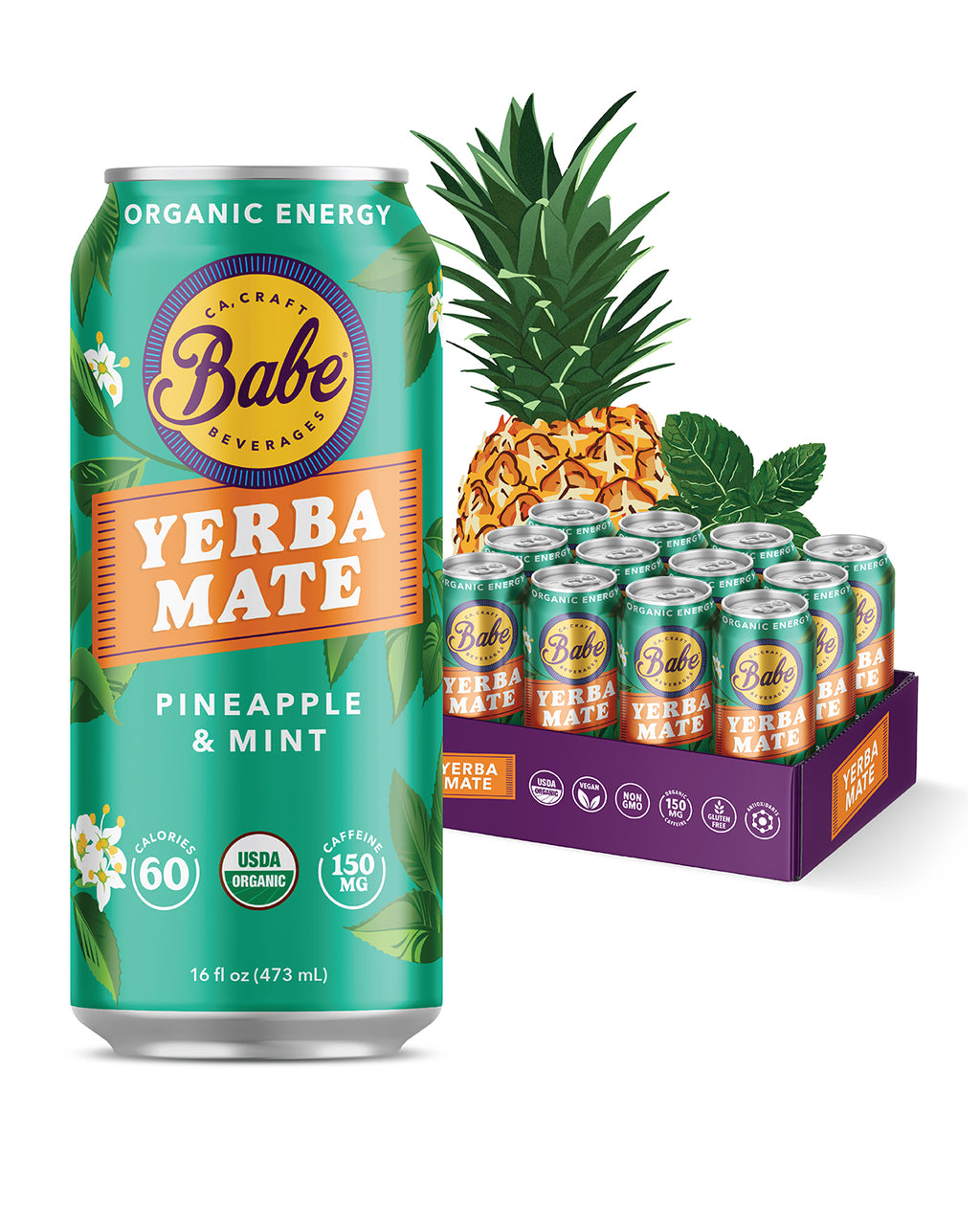 Babe - Yerba mate Pineapple Mint (organic)