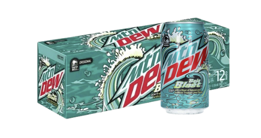 Mountain Dew Soda Cans (US Product)