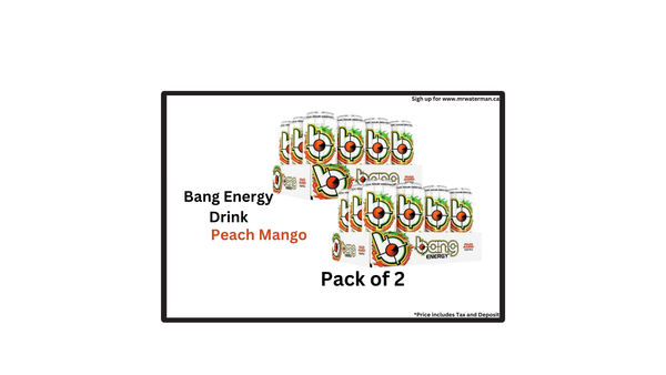 Bang Energy Drink Peach Mango(2 Pack)