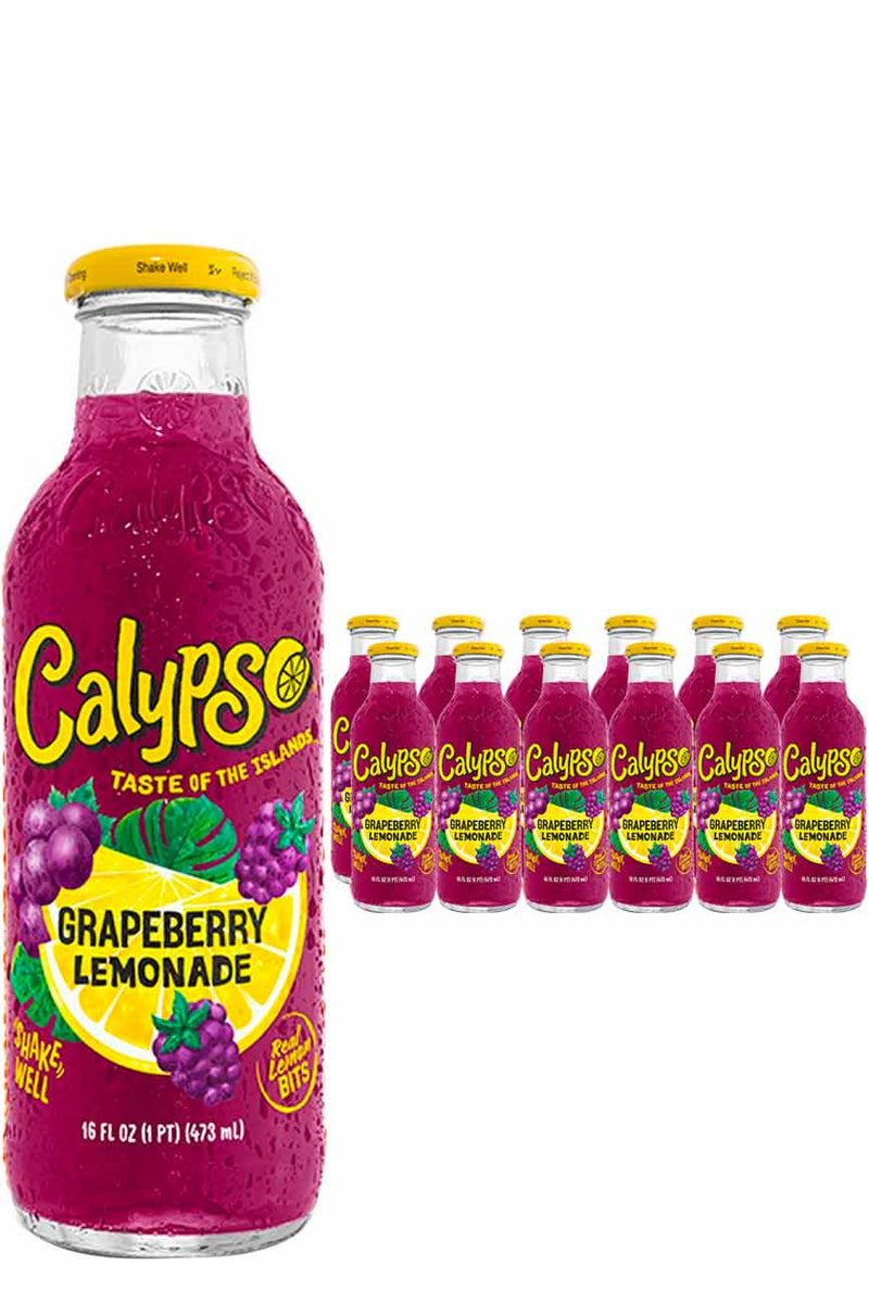 Calypso Grape Berry Lemonade - 591ml, 12pack