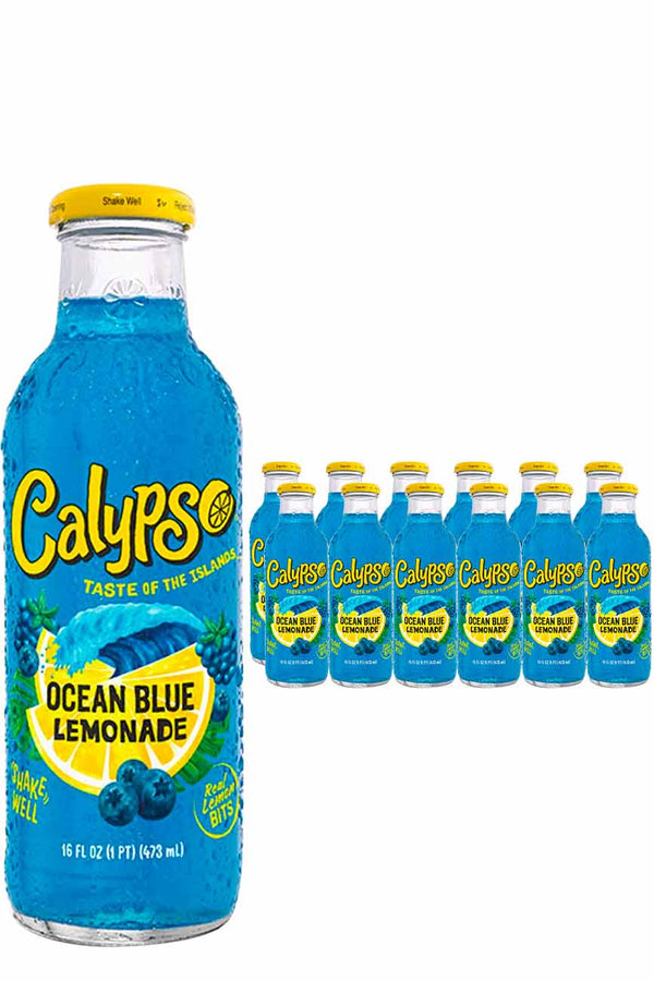 Calypso Ocean Blue Lemonade - 591ml, 12pack