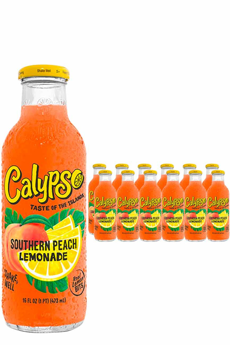 Calypso Southern Peach Lemonade - 591ml, 12pack
