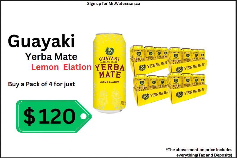 Yerba Mate Deal Pack (458ml x 12 cans)(4 Case)