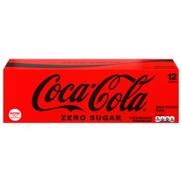 Coca-Cola OR Coke Zero 355ml - 12 pack Cans*