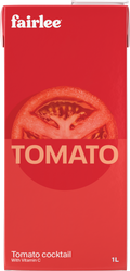 Fairlee 100% juice tomato coctail  - 1Lx12 pack