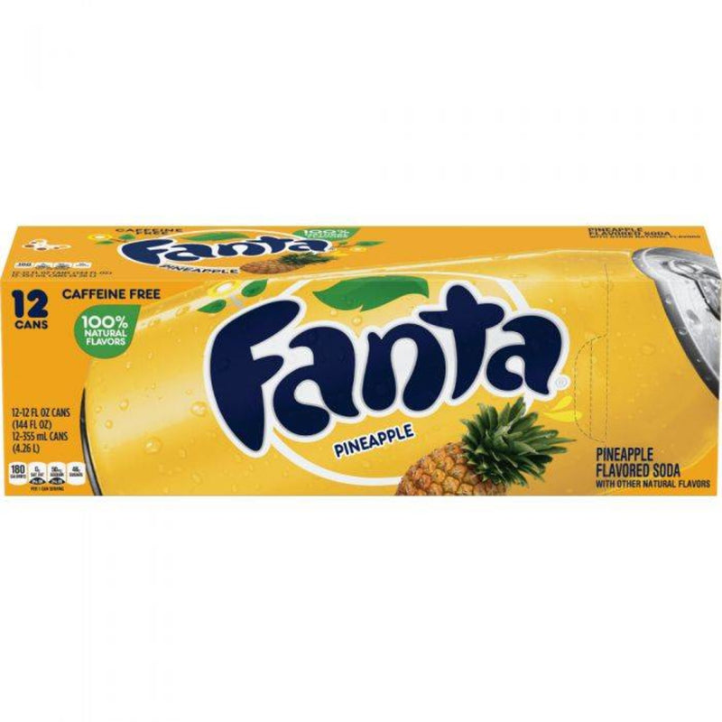 Fanta Pineapple Flavour - 355ml -12pack Cans*