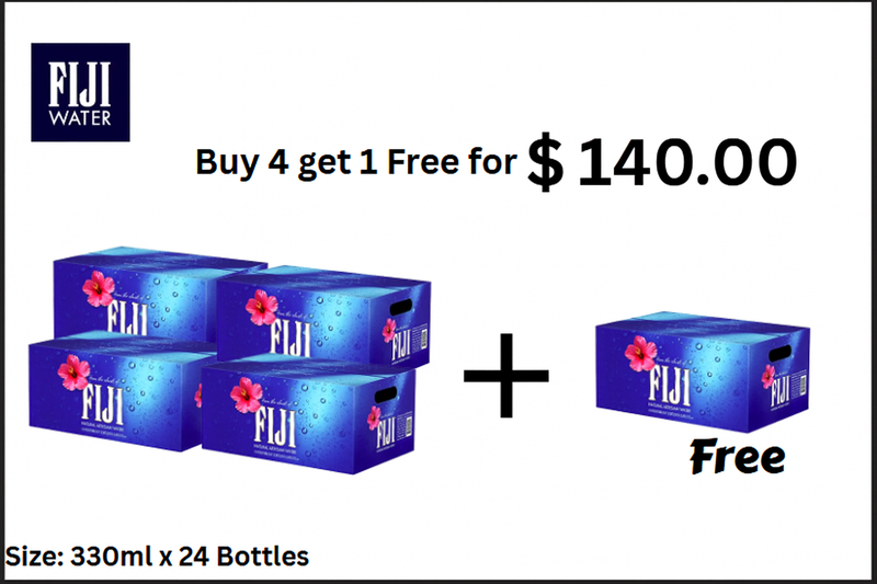 Fiji Natural Artesian Water 330ml (Limited Deal)( 330ml x 24 Bottles)