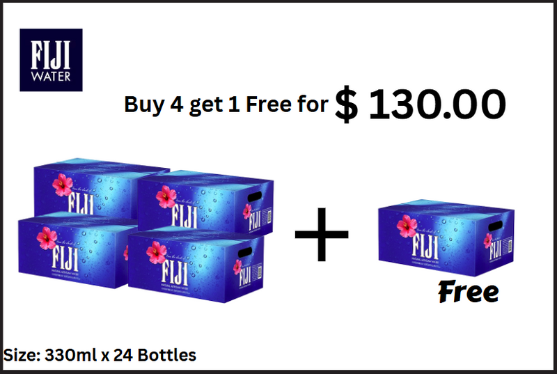 Fiji Natural Artesian Water 330ml (Limited Deal)( 330ml x 24 Bottles)