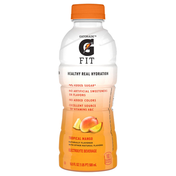 Gatorade Fit Healthy Real Hydration Tropical Mango 500 ml x 12 Packs Bottles