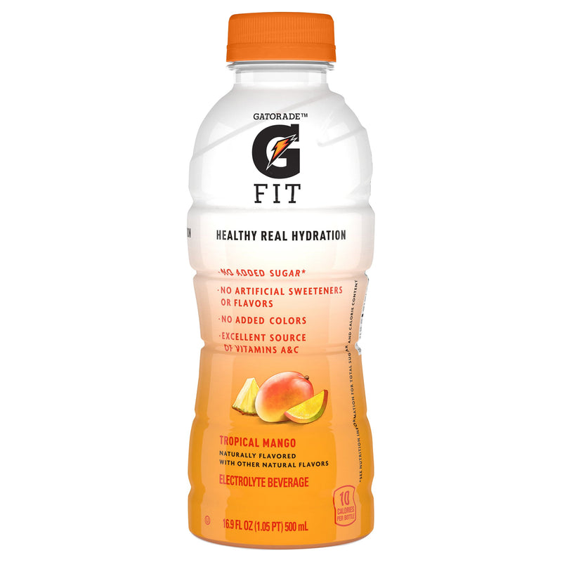 Gatorade Fit Healthy Real Hydration Tropical Mango 500 ml x 12 Packs Bottles