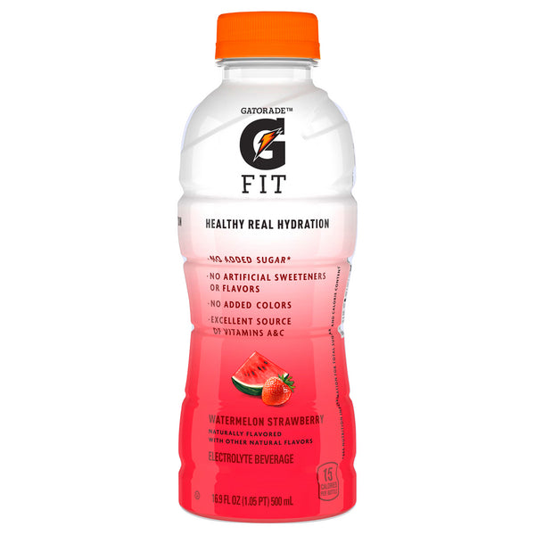 Gatorade Fit Healthy Real Hydration Watermelon Strawberry 500 ml x 12 Packs Bottles