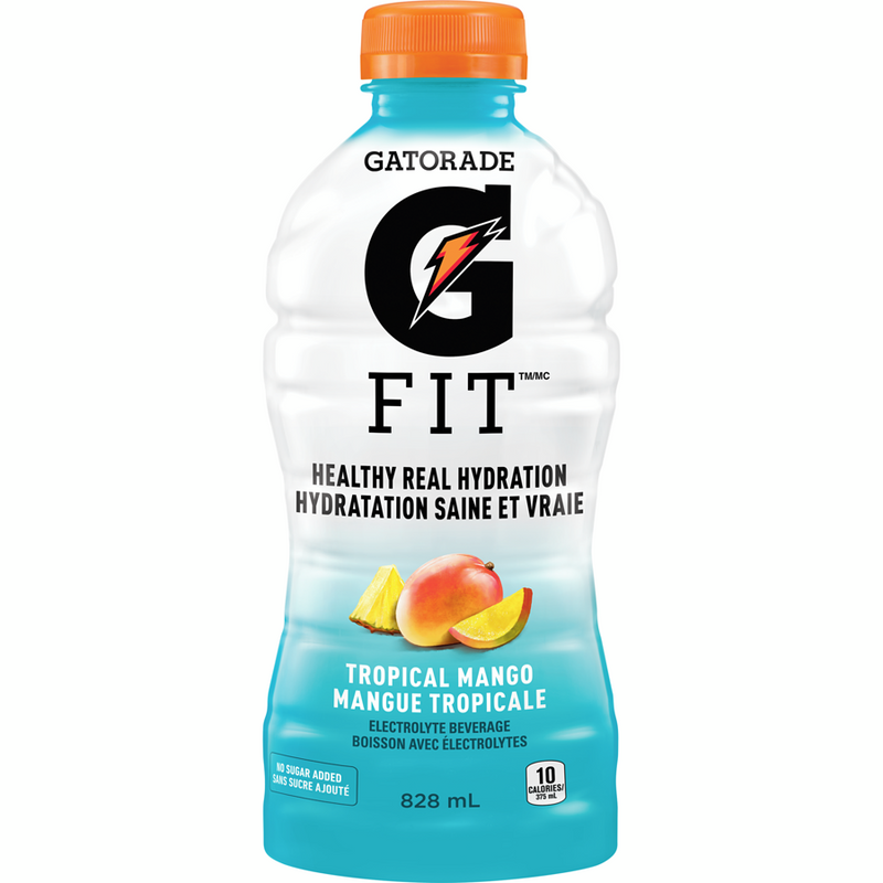 Gatorade Fit Healthy Real Hydration Tropical Mango 828 ml x 15 Packs Bottles
