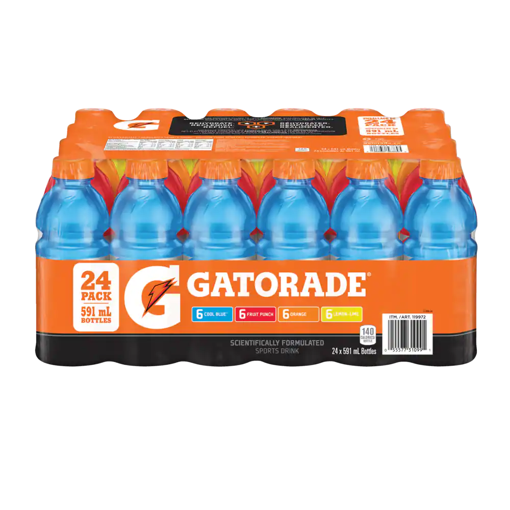 Cool Blue Flavored Gatorade Thirst Quencher, 24-oz. Bottles
