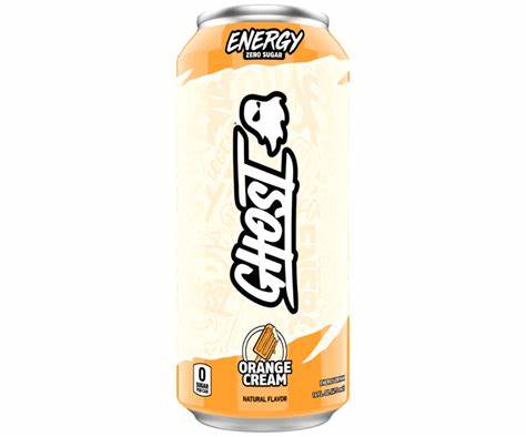 Ghost Energy Drink Orange Cream 473 ml x 12 Pack Cans