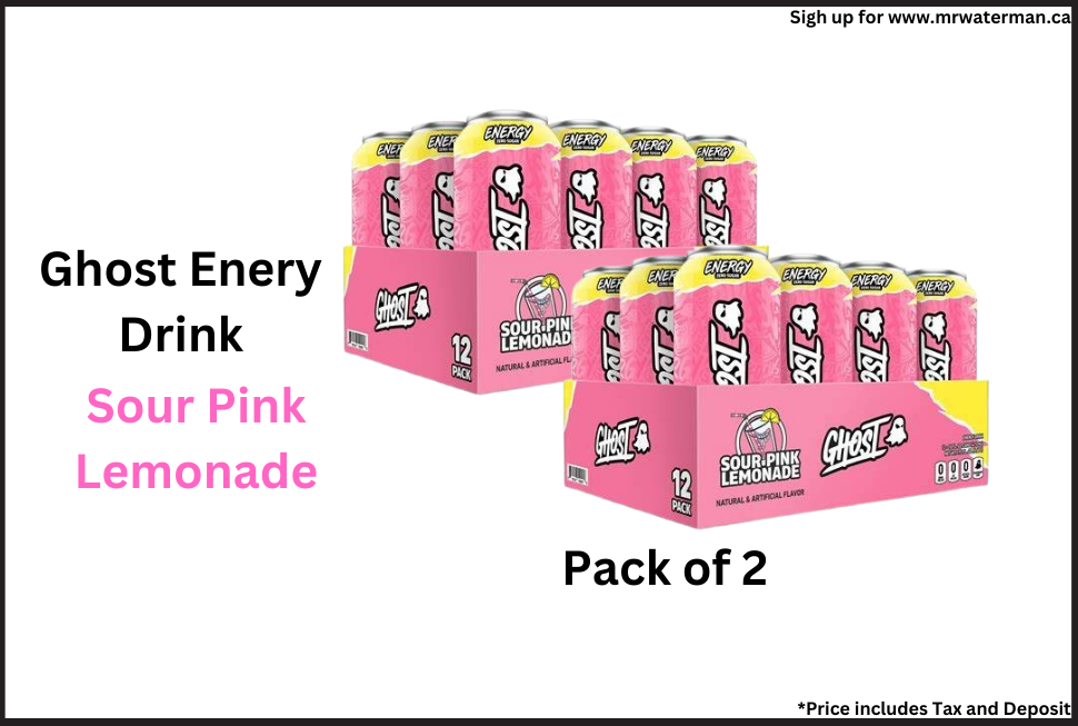 Ghost Energy Sour Pink Lemonade (2 Pack )