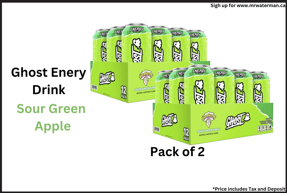 Ghost Energy Sour Green Apple (2 Pack)