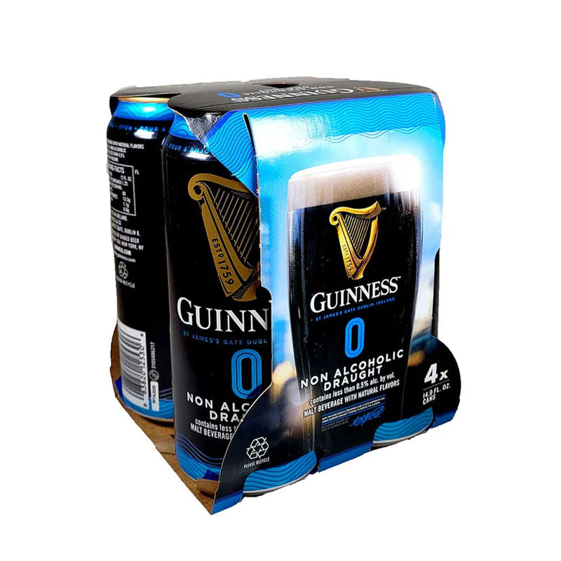 GUINNESS ZERO 6X 4 PK BEER