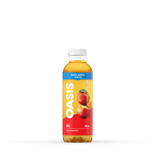 Oasis Apple Juice - 300ml, 24pack