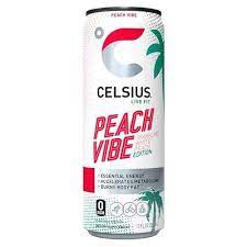 Celsius Energy Drink Peach Vibe | 355ml x 12 Pack Cans