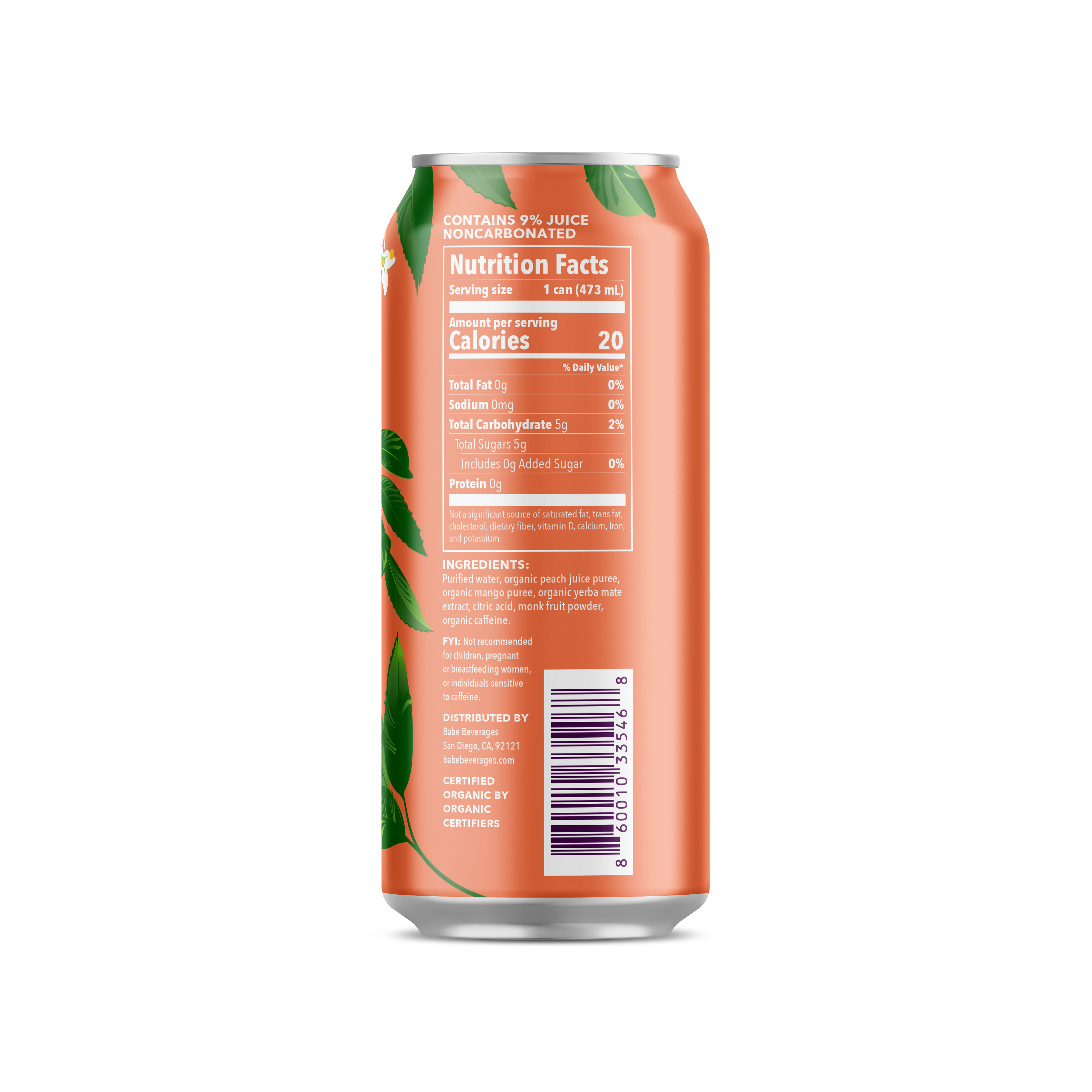 Babe - Yerba Mate Peach Mango (organic)