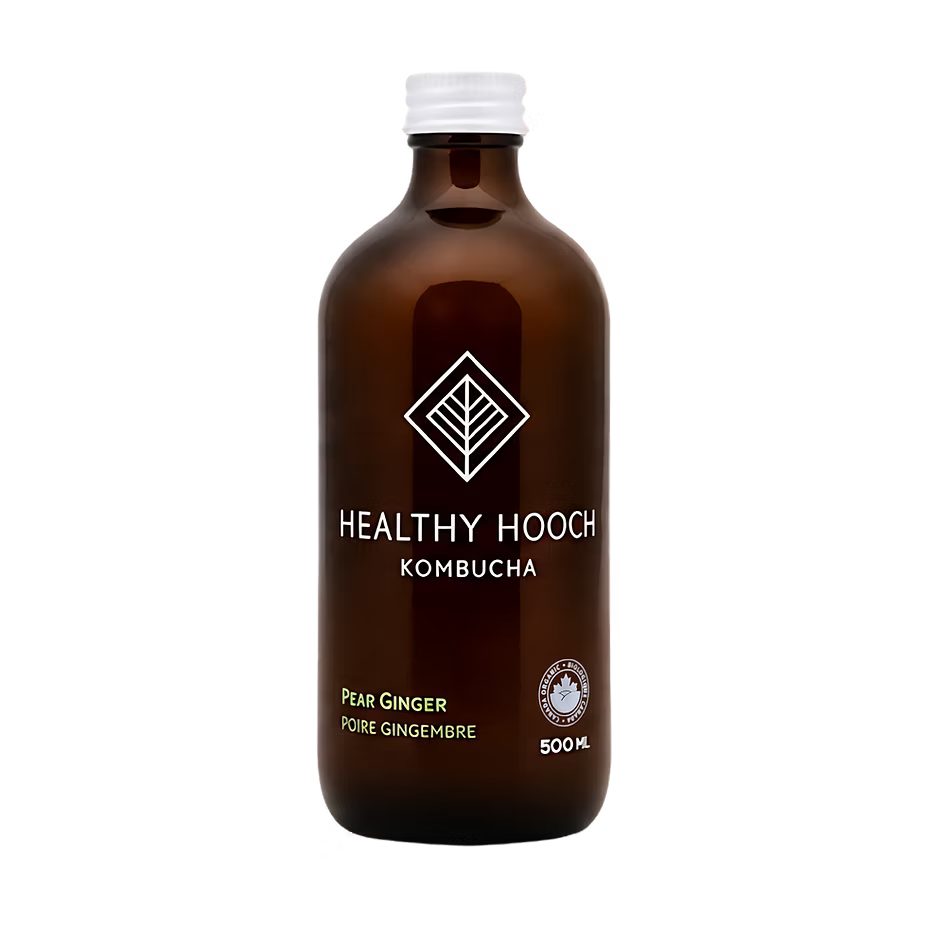 kombucha healthy hooch 500mlx12 pear