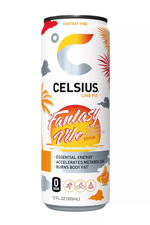 Celsius Energy Drink Sunset Vibe 355ml x 12 Pack Cans