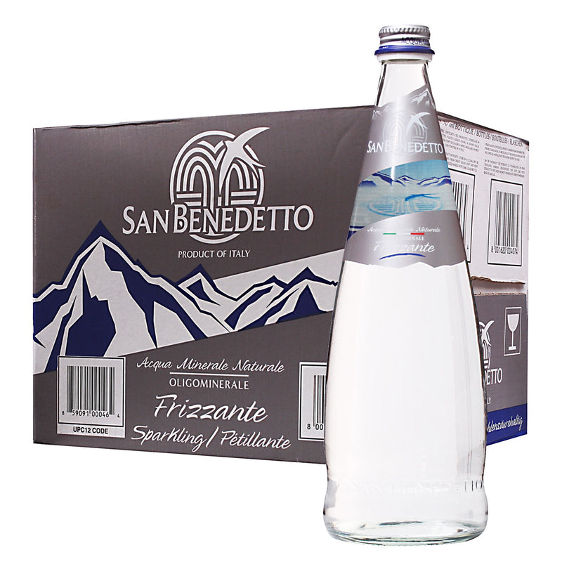 San Benedetto  Sparkling Water 750ml, 12pk glass  Bottles