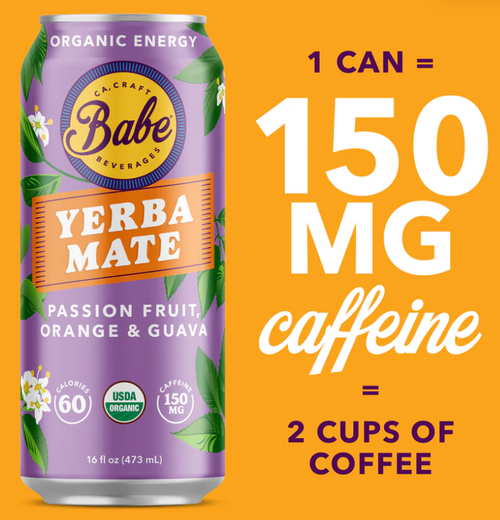Babe - Yerba mate Passion Fruit, Orange, & guava (organic)