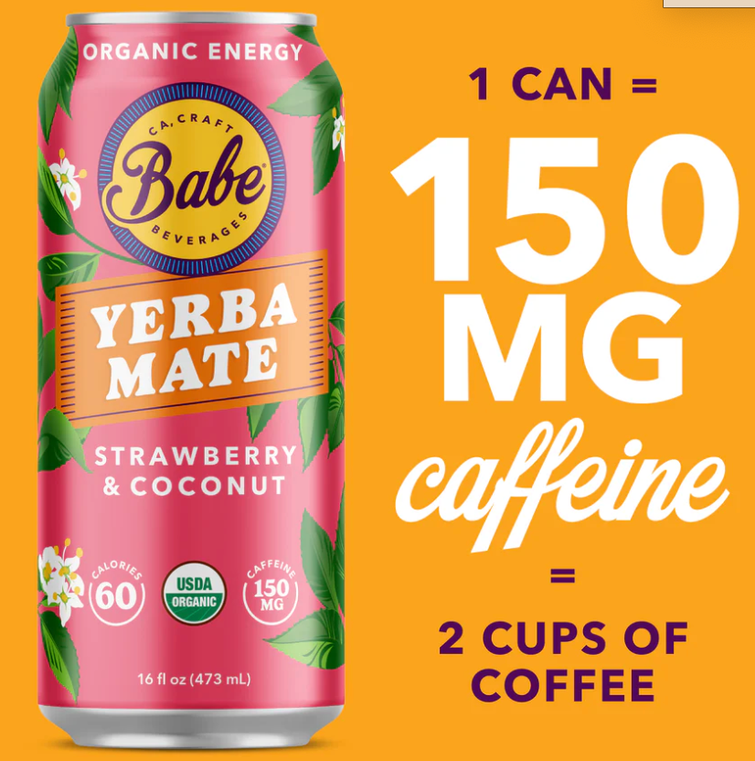 Babe - Yerba Mate Strawberry & Coconut (organic)