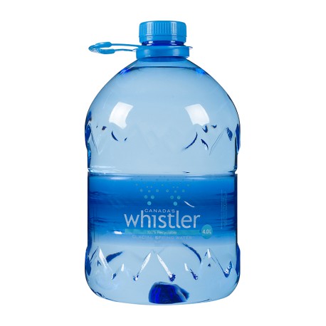 Whistler Water Glacial Spring Water 4 L X4
