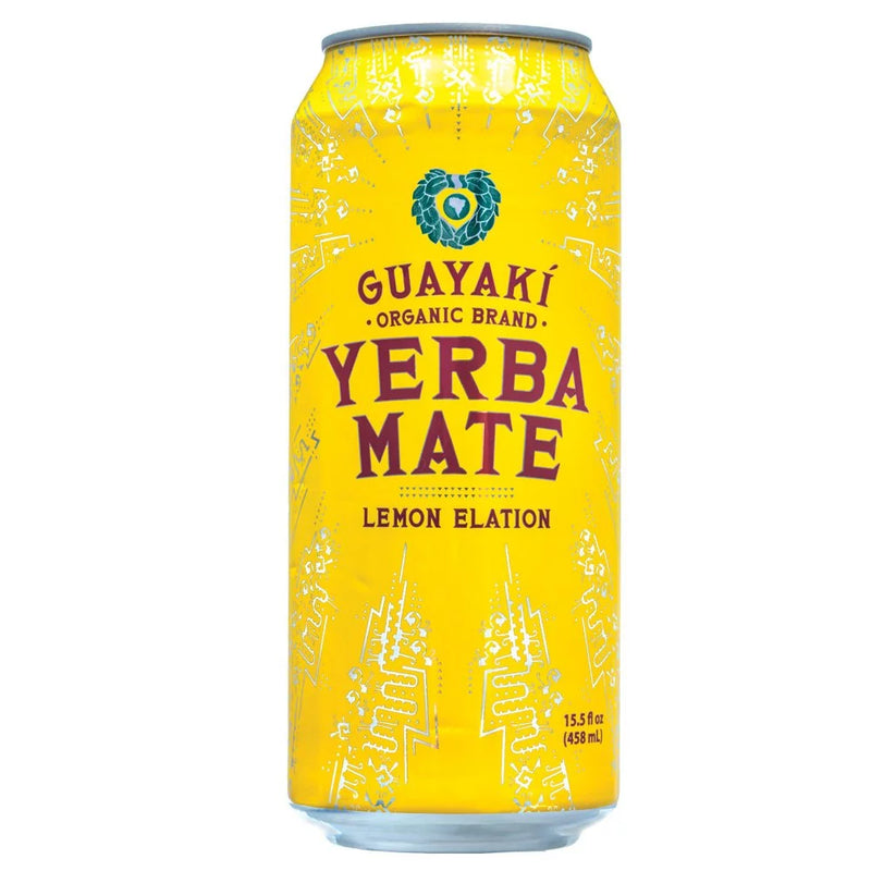 Guayaki Yerba Mate Lemon  Elation 458 ml x 12 cans