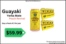 Yerba Mate  Peach  Deal Pack (458ml x 12 Cans X2 Cases)