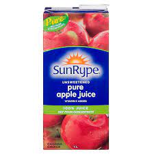 Sunrype 100% juice Apple - 1Lx12 pack