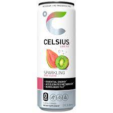 Celsius Energy Drink Kiwi Guava 355ml x 12 Pack Cans