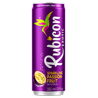 RUBICON Sparkling Passion Fruit Breverage | 355mL, 12 pack CANS