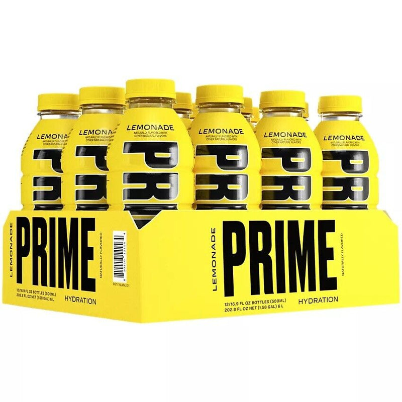 PRIME LEMONADE  hydration drink 444mlx12 PLASTIC