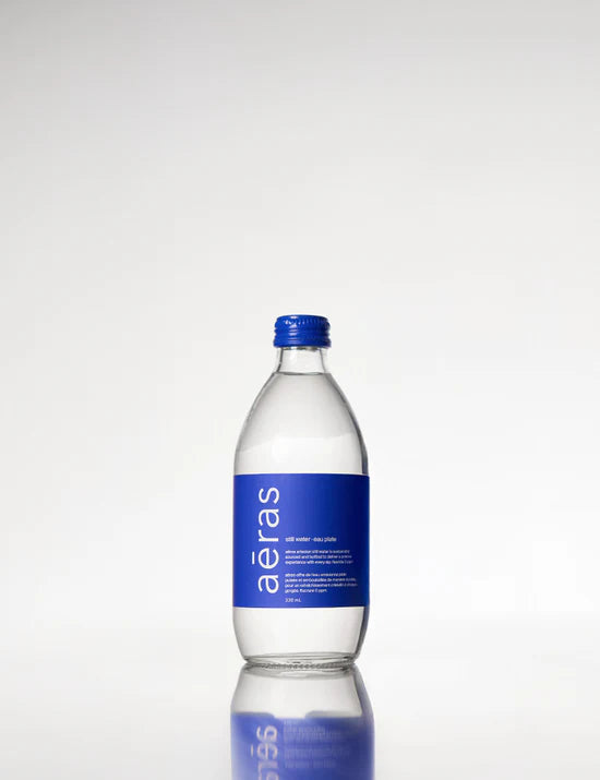 aeras water 330ml still GLASS