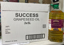 Grape seed oil  3x5 L